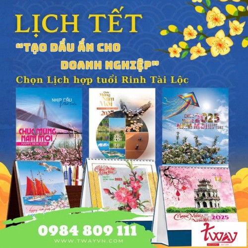 In ấn lịch tết 2025: Xu hướng, Lợi ích và Lưu ý khi Đặt Hàng