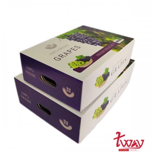 Thùng đựng nho an toàn trong vận chuyển