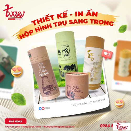 Hộp Ngũ Giác – Hộp Trụ Tròn: Bao Bì Độc Đáo Nâng Tầm Sản Phẩm Handmade & Thời Trang