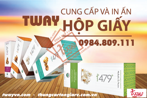 Hộp kẹo - Giấy Ivory in Offset