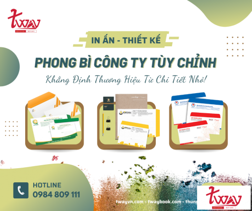 In phong bì doanh nghiệp 4.0 – Giải pháp in ấn hiện đại, tối ưu hóa thương hiệu