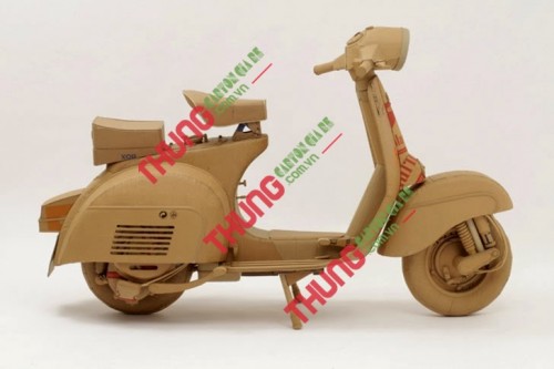 Các sản phẩm xinh xắn được tái chế từ thùng carton