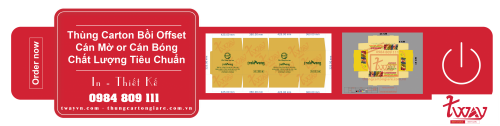 Thùng carton in offset