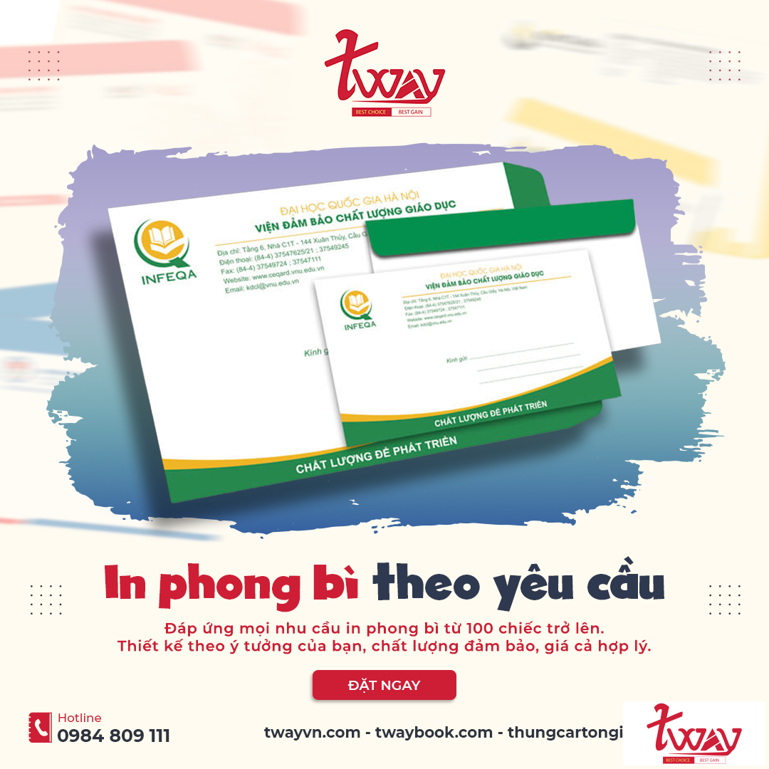 In Phong Bì Theo Yêu Cầu