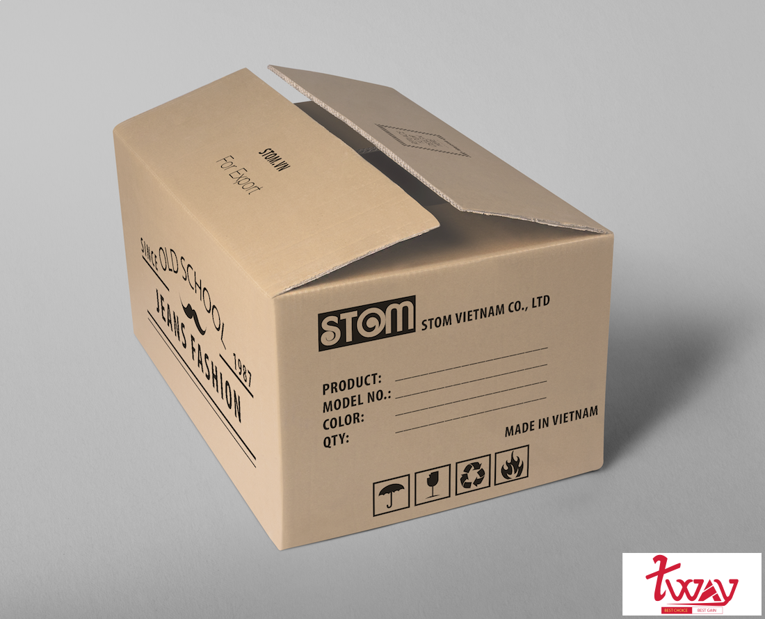 in thung carton 7 lop